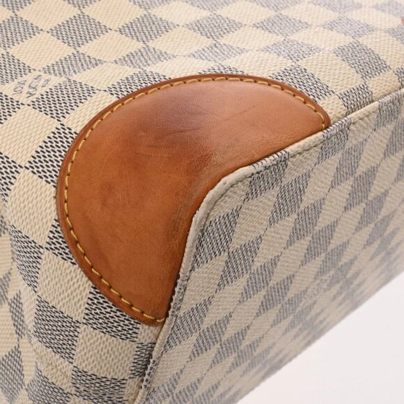 LOUIS VUITTON Damier Azur White/Blanc N51206 hand bag 800000131172000 - Picture 3 of 12